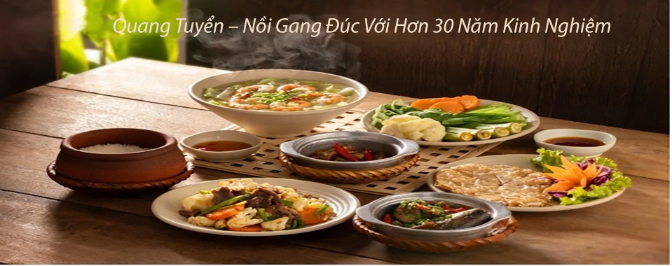 Banner nồi gang đúc quang tuyển