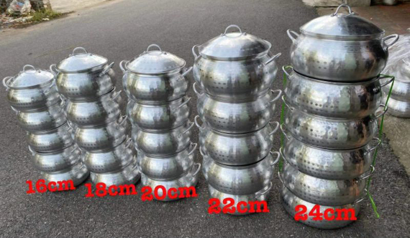 Nồi Lẩu Nhôm kích thước từ 16-24 cm