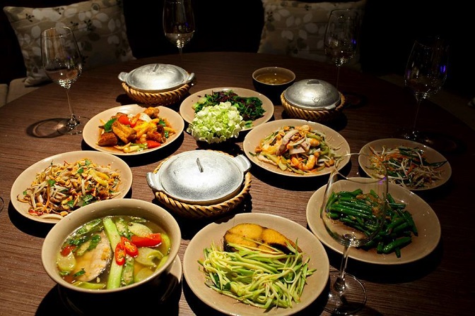 Nồi Lẩu Cháo tại một nhà hàng